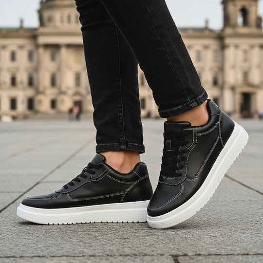 Sneakers | Minimalistisk Design Med Skjult Højdeboost - 2