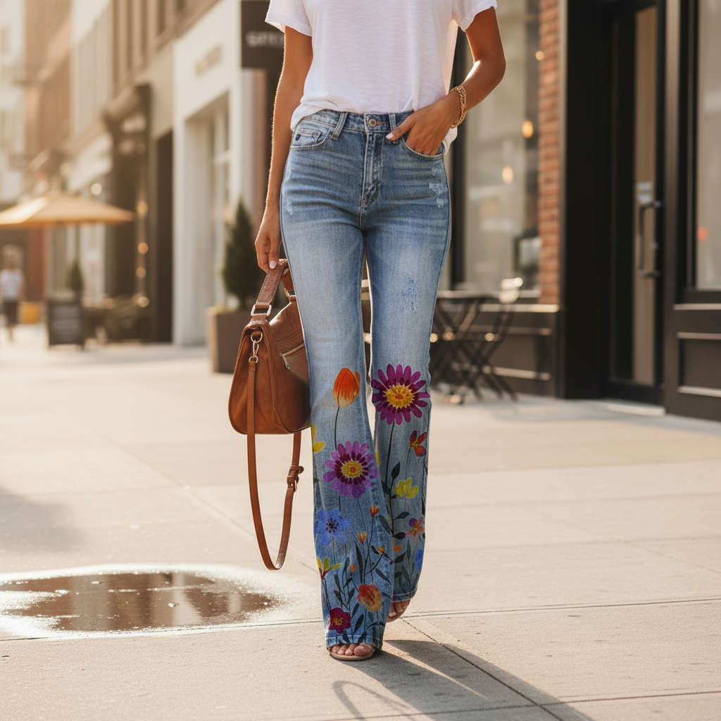 Flared bukser | Komfortabel pasform, moderne snit - 1