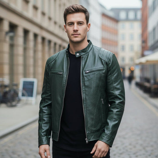 Bikerjakke | Løs pasform, moderne snit - 2