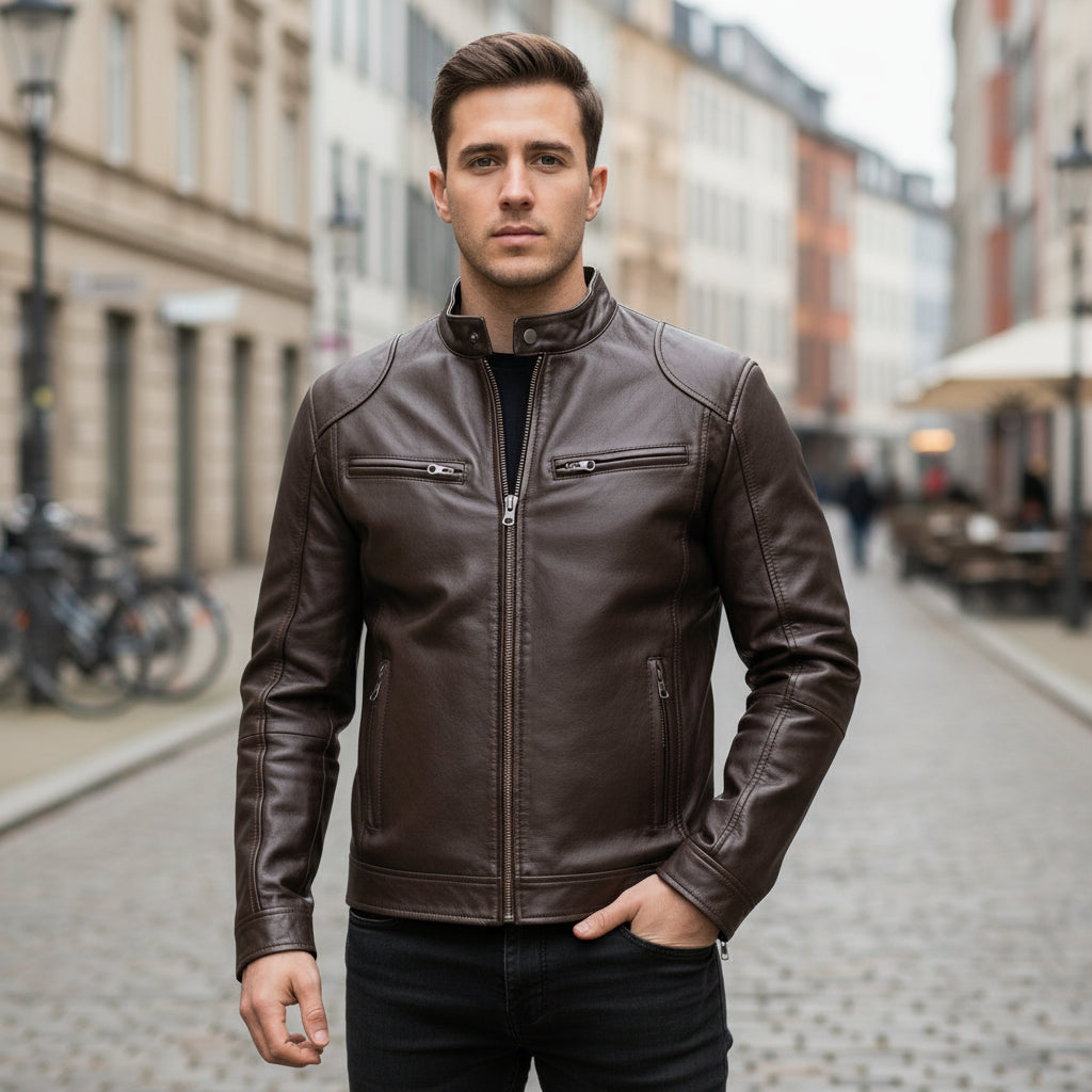 Bikerjakke | Løs pasform, moderne snit - 5