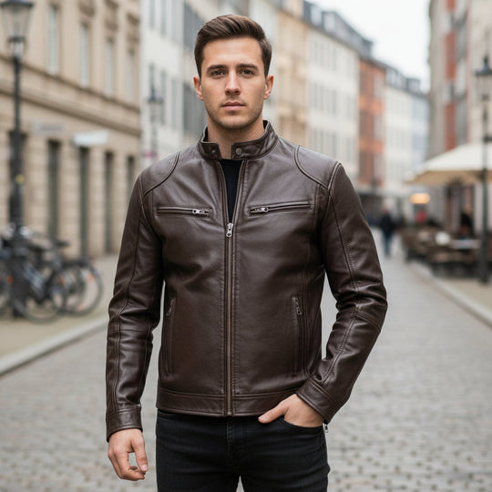 Bikerjakke | Løs pasform, moderne snit - 5