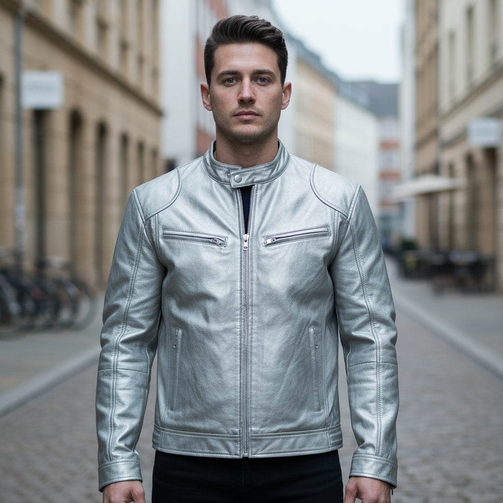 Bikerjakke | Løs pasform, moderne snit - 6