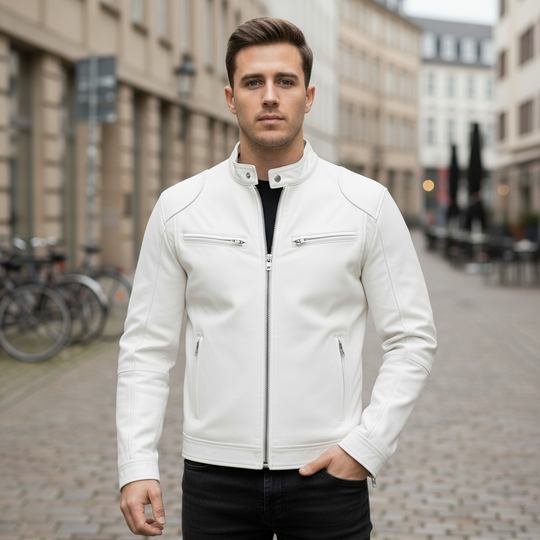 Bikerjakke | Løs pasform, moderne snit - 8