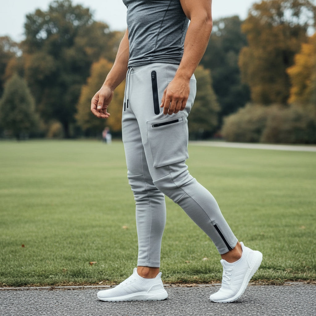 Herrejoggingbukser | Slim Fit Med Elastisk Talje - 3