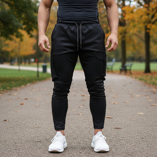 Herrejoggingbukser | Slim Fit Med Elastisk Talje - 6