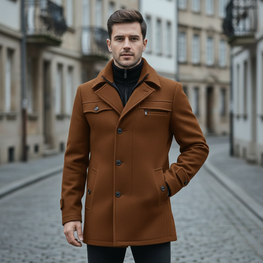 Peacoat | Klassisk Snit Elegant Design - 4
