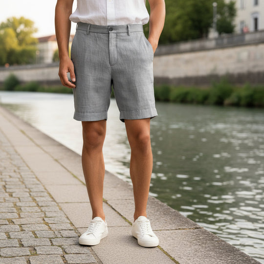 Herre Shorts | Løs Pasform Med Klassiske Detaljer - 4