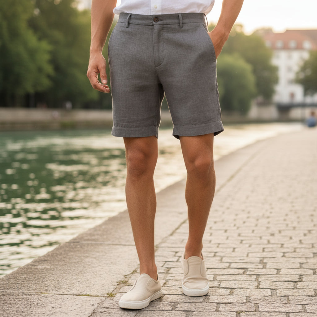 Herre Shorts | Løs Pasform Med Klassiske Detaljer - 5