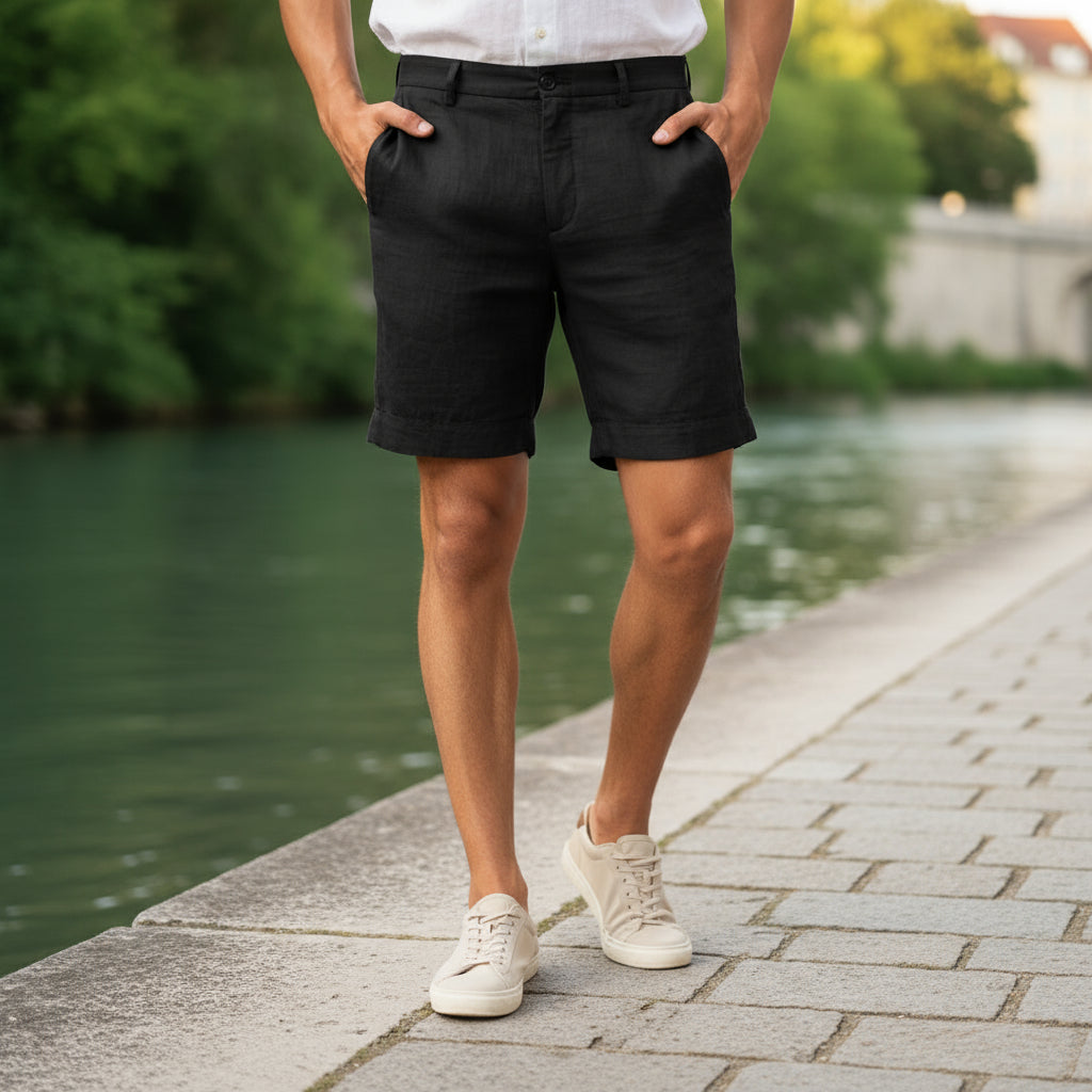 Herre Shorts | Løs Pasform Med Klassiske Detaljer - 7