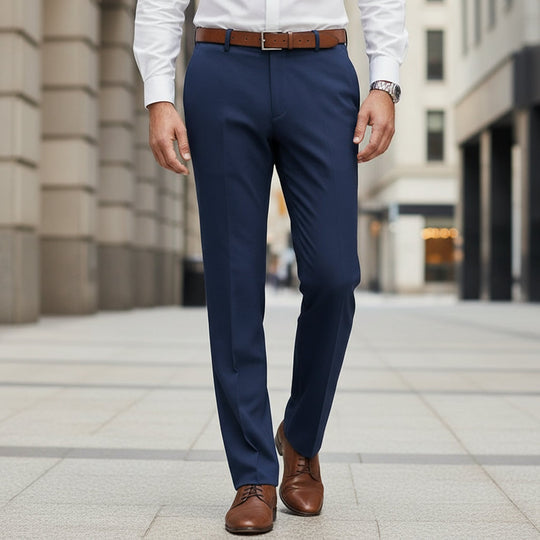 Herre bukser i Danmark – Moderne pasform (mørkeblå)