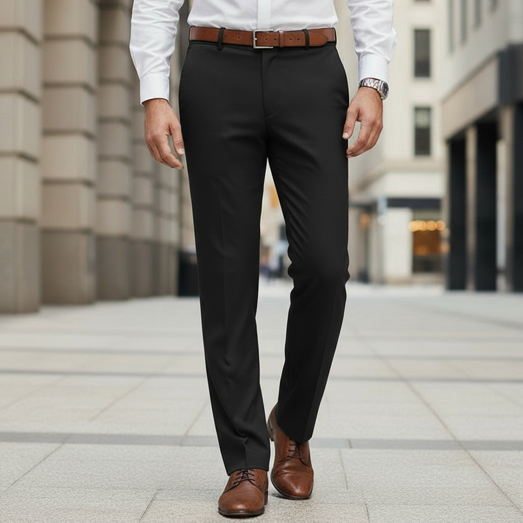 Herre bukser i Danmark – Moderne pasform (sort)
